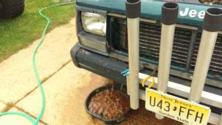 95 Cherokee Cooling System Flush and Starter Replacement [upl. by Ahtan]