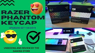 razer phantom keycap upgrade set unboxing and review  pudding keycap [upl. by Assila309]