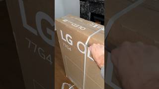 Upgrading to LG’s HUGE 77” INCH OLED G4 NEW G4 LG LGs OledTV LGElectronics Unboxing [upl. by Aztiray]