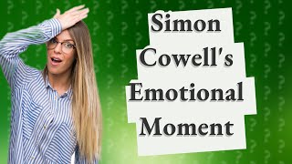 Why Did Simon Cowell Get Emotional Recently [upl. by Uhej]