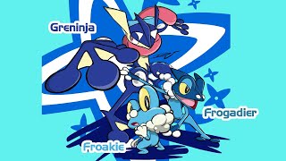 Froakie l Frogadier l Greninja l Pokemon Evolution [upl. by Gus]