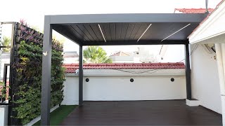 Best Pergola for BalconyTerraceHouse Louvered Aluminum Design [upl. by Nitaf]