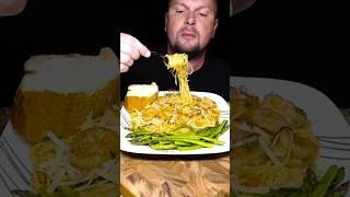 Indulging in Gordon Ramsays Shrimp Capellini  Mukbang  Crazy BURP [upl. by Akin927]