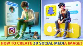 How To Create 3D Ai Social Media Boy Image  Trending Social Media Profile Name Photo Editing [upl. by Nesilla]