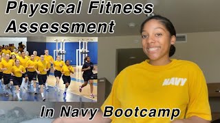 Physical Fitness Assessments in Navy Bootcamp 💪🏽🏃🏽‍♀️ 2022 RTC NikhyaMonet [upl. by Notwen65]