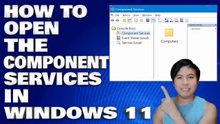 How To Open Component Services in Windows 1011 [upl. by Neill]