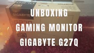 MONITOR GIGABYTE G27Q [upl. by Endys987]