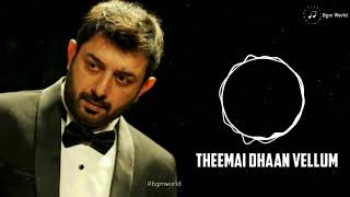 Thani oruvan Bgm  Aravind swamy  BGM WORLD [upl. by Photima]