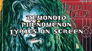 Demonoid Phenomenon  Rob zombie lyrics [upl. by Jephthah]