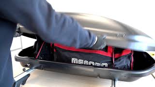 Fitting video for the Menabo 320L Roof Box [upl. by Aundrea660]