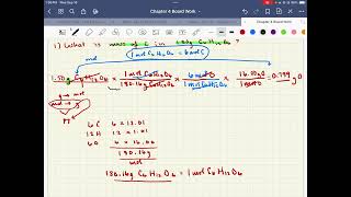 Conversions mol to g g to mol etc Video F24 [upl. by Eliga]