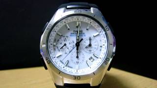 Casio Wave Ceptor Watch Hitting a Midnight [upl. by Grigson]