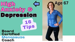 16 Tips for PeriampMenopause Anxiety and Depression Its biochemistry Be happy today [upl. by Nedac]