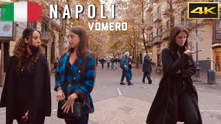 Vomero Napoli Walking Tour Naples Italy 4k UHD [upl. by Alraep922]