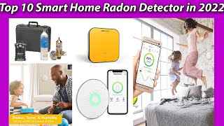 Top 10 Smart Home Radon Detector in 2022 Reviews and Buying Guide [upl. by Nohtanhoj]