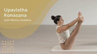 Upavistha Konasana with Monica Arellano [upl. by Ecnaiva165]