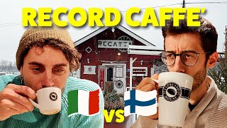 FINLANDESI BEVONO più CAFFE al mondo Proviamo espresso e americano in Finlandia le nostre reazioni [upl. by Yehs9]