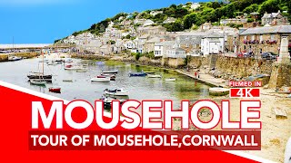 MOUSEHOLE  A look around MOUSEHOLE CORNWALL near Penzance from village to beach and harbour in 4K [upl. by Aiehtela29]