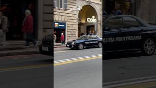 Polizia Penitenziaria Subaru Impreza WRX automobile police italy neiperte [upl. by Aihsemot4]