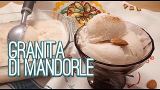 Granita alle mandorle siciliana  Ricetta originale  Solo 3 ingredienti [upl. by Affay]