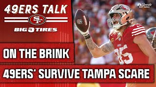 49ers survive late scare in Week 10 victory vs Buccaneers  49ers Talk [upl. by Gnos]