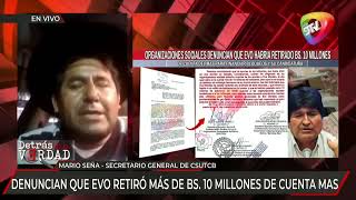 Evo Morales en su peor momento suman las denuncias en su contraEl secretario general de Csutcb [upl. by Roter908]