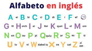 Alfabeto en inglés Aprende el abecedario con pronunciación The Alphabet [upl. by Aisak]