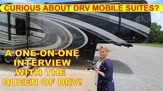 An INTERVIEW with the QUEEN OF DRV  Rolling Retreats RV  Full Time RV [upl. by Standice670]