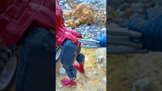 Super Heroes DOMINO EFFECT THE AMAZING Marvel Toys shorts funny marvel actionfigures marveltoy [upl. by Dugas831]