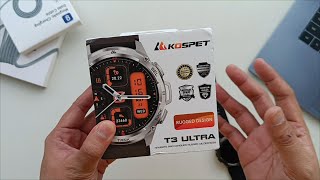 KOSPET Tank T3 Ultra Review  A Rugged Smartwatch [upl. by Golub]