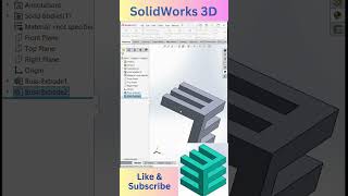 SolidWorks 3D Modeling solidworks solidworks3d solidworkstutorial [upl. by Ah]