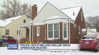 Police have busted a multimillion dollar drug operation [upl. by Airtemed]