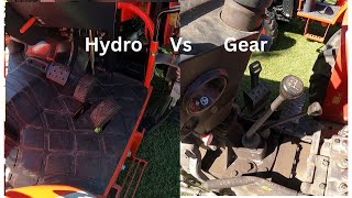 Hydrostatic vs Gear Transmission Which Tractor Do I Need [upl. by Nigam320]