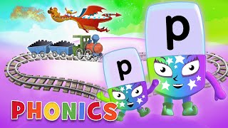 Phonics  Learn to Read  The Letter P  Journey Through the Alphabet  Alphablocks [upl. by Jenkel609]