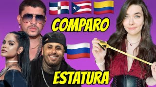 Comparo mi Estatura con Latinos Famosos [upl. by Yannodrahc]