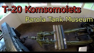 T20 Komsomolets Artillery TractorRussian Armoured Parola Tank Museum [upl. by Albric]