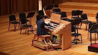 JeanBaptiste Robin plays Claire de lune by Claude DEBUSSY for organ in BEIJING NCPA China [upl. by Adan]