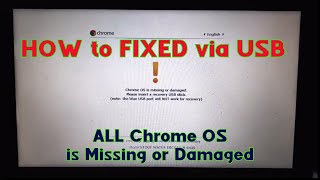 ChromeOS is Missing or Damaged EasyFixed Sample LENOVO X131E [upl. by Emlynn427]