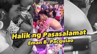 Anak Sa Labas ni Manny Pacquiao na si Eman Bacosa Nanalo at Emosyonal na Umakap at Humalik sa Ama [upl. by Jard473]