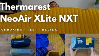 Thermarest NeoAir XLite NXT Unboxing Test and Review  Upgrading my Sleep System for Bikepacking [upl. by Munt336]