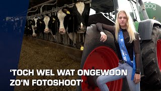 Marit uit Haren vertegenwoordigt Groningen in de jaarlijkse Boerinnenkalender [upl. by Aissat]