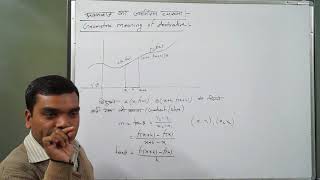 Geometrical Meaning of Derivative in hindi [upl. by Rafaela]