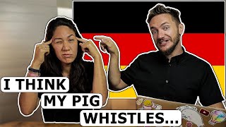 American Girlfriend Tries To Guess German Sayings amp Idioms Direct Translations [upl. by Lynden984]