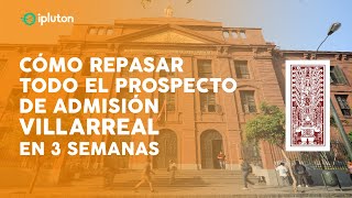 ¿Cómo repasar todo el prospecto de admisión Villarreal a 3 SEMANAS DEL EXAMEN unfv 😱✍️ [upl. by Tom]