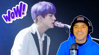 JIN Epiphany LIVE Reaction [upl. by Thgirw49]