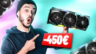 QUELLE CARTE GRAPHIQUE CHOISIR A MOINS DE 450€ POUR SA CONFIG GAMER [upl. by Elak778]