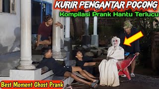 Kompilasi Prank Pocong Viral Terngakak  Prank Pocong Terlucu  Best Trick Ghost Prank [upl. by Nyltak]