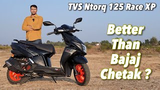 2024 TVS Ntorq Race XP Black Edition Review  Better Than EV Scooters [upl. by Cordy963]