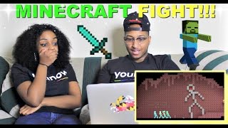 Alan Becker quotAnimation vs Minecraft Originalquot Reaction [upl. by Anael756]