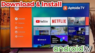 How to Install Aptoide TV on Android TV [upl. by Yendys]